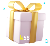 Receba seus bônus de boas-vindas no k58